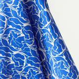 All Summer Long Cotton Linen Blue & White Flower Print 135 gsm $32.00 pm