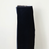 100% Cotton Black Velvet 284 gsm 150 cm w $65 pm