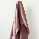 Fox: Oeko Tex Certified 100% Linen Dusky Pink 200 gsm $38 pm
