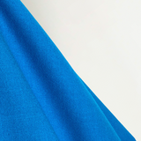Electric Blue 100% Wool Crepe 148cm $48pm