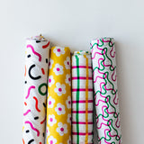 Summer Vibes 100% Cotton Lawn Groovy Scribbles Print 142 cm wide $28 pm