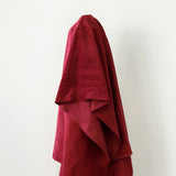 Maroon Red 100% Cotton Corduroy 8 Wale 320 gsm $22pm