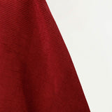 Maroon Red 100% Cotton Corduroy 8 Wale 320 gsm $22pm
