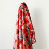 Retro Vibes Cotton Sateen Poppy Abstract Print 144 cm wide $24 pm