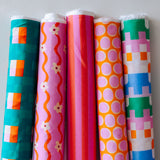 All Summer Long 100% Cotton White Multi Colour Block Print 148 cm wide $29 pm