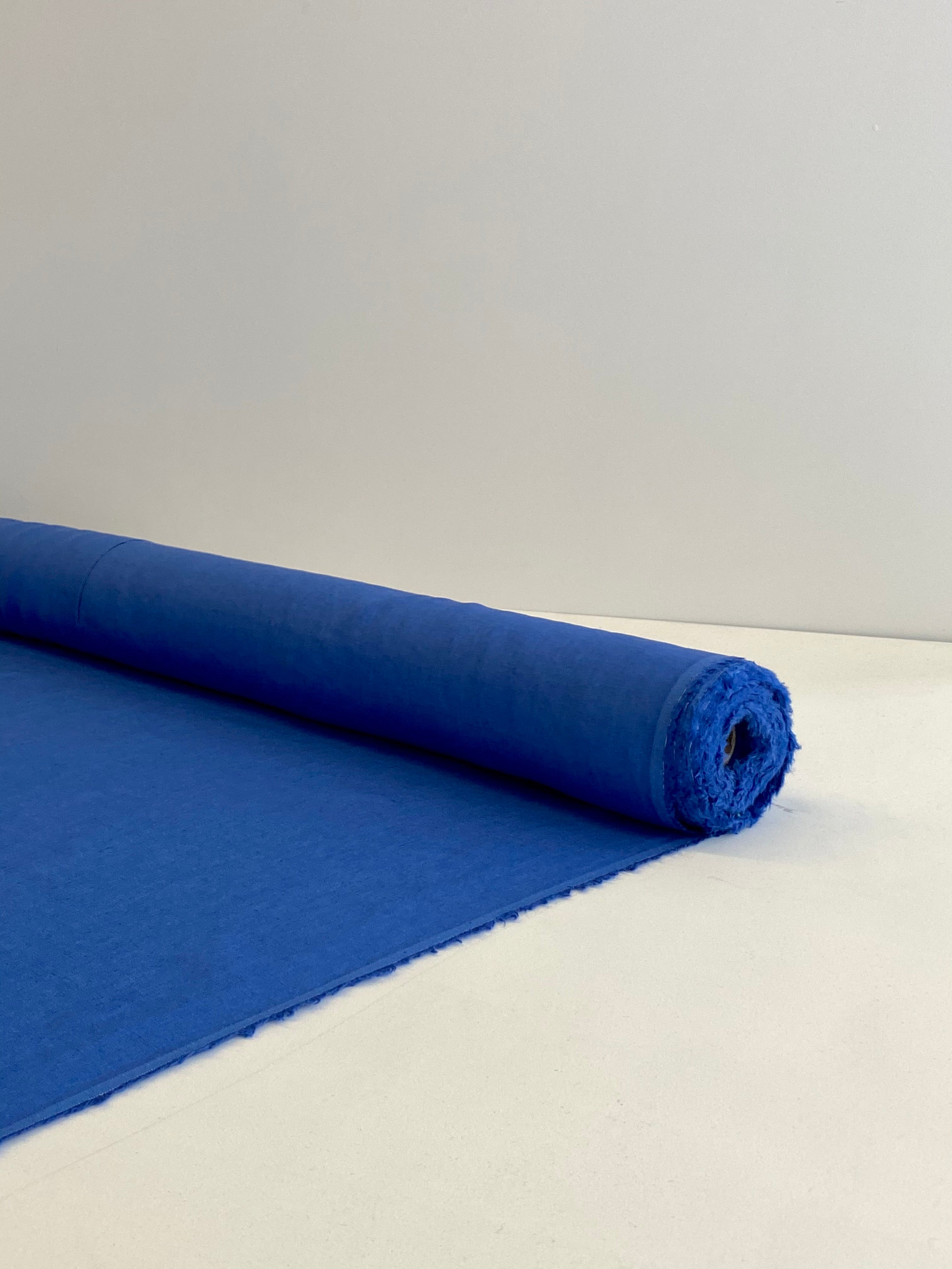 Royal Blue Prewashed100% Linen fabric