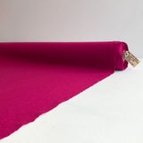 Magenta Wool Viscose Twill fabric