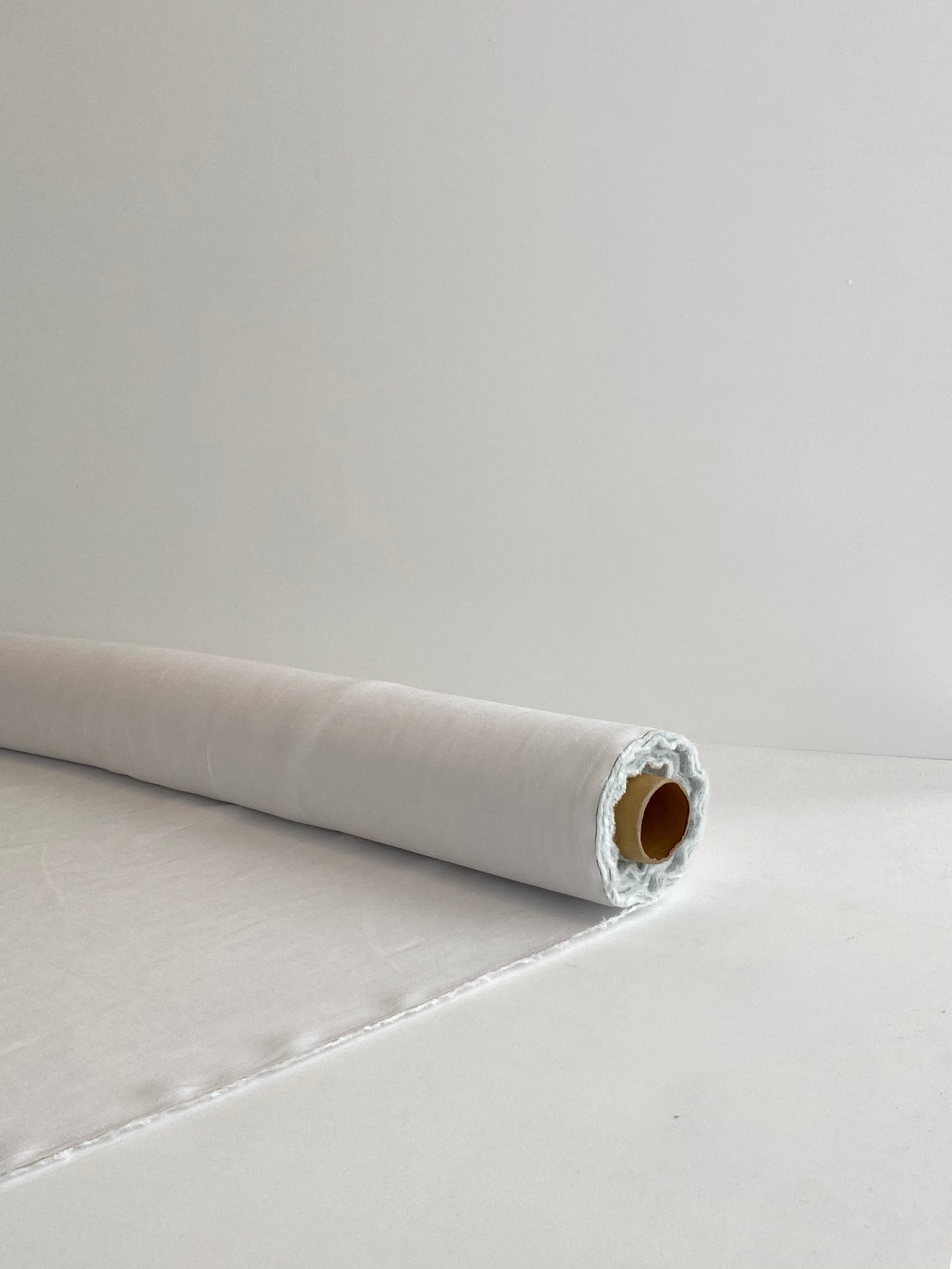 White Vintage Finish, Piece Washed 100% Linen fabric