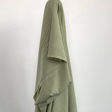 Pickle Green Cupro Blend Fabric