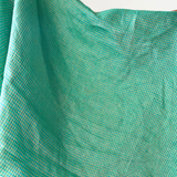 Summer Love: 100% Linen Crisp Apple Green Check 130 gsm $40 pm