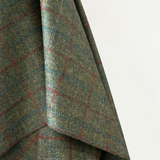 100% Wool English Tweed Green Multicolour Check $85.00 pm