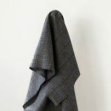 100% Wool English Tweed Smokey Blue with Multi Colour Check $85.00 pm