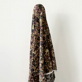 Deadstock Sale: 100% Cotton Voile Pink Olive Multicoloured Print 150 cm 70 gsm w $12 pm