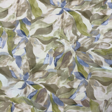 Deadstock Sale: 100% Cotton Blue & Green Print 150 cm 70 gsm w $12 pm