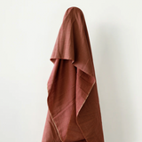 Double Gauze Cinnamon Pure Organic Cotton Check & Stripe 140 cm w, 132 gsm $20 pm