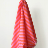 All Summer Long 100% Cotton Pink & Orange Stripe Print 148 cm wide $29 pm