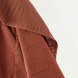 Double Gauze Cinnamon Pure Organic Cotton Check & Stripe 140 cm w, 132 gsm $20 pm