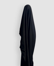 Load image into Gallery viewer, Black  Rayon Viscose Low Sheen Satin $28 pm
