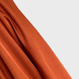 Rust Rayon Viscose Low Sheen Satin $28 pm