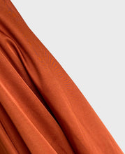 Load image into Gallery viewer, Rust Rayon Viscose Low Sheen Satin $28 pm
