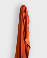 Load image into Gallery viewer, Rust Rayon Viscose Low Sheen Satin $28 pm
