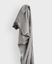 Load image into Gallery viewer, Ash Herringbone Look 55% Linen 45% Cotton 220 gsm $42 pm

