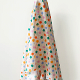 All Summer Long Cotton Linen Multi Colour Flowers on a Vine Print 135 gsm $32.00 pm