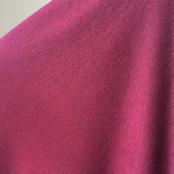 Warm Wine Boiled 100% Wool 380 gsm 150 cm w $55 pm