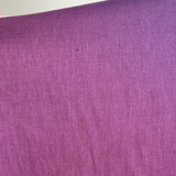 Doris: Dusky Orchid 100% Prewashed Linen 200 gsm $38.00 pm
