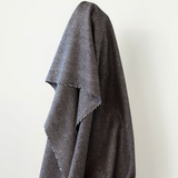 Black & Natural Houndstooth Wool Viscose Melton 390 gsm $36 pm