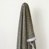 Deadstock Sale: 100% Cotton Voile Olive Animal Print 150 cm 70 gsm w $12 pm