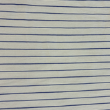 Deadstock Sale: 100% Viscose Blue Stripe 150 cm 100 gsm w $12 pm