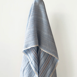 Cotton Linen Light Blue with a Threaded Stripe 188 gsm $34 pm