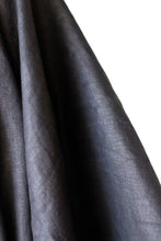 Load image into Gallery viewer, Fox: Oeko Tex Certified 100% Linen Black 190 - 200 gsm $36 pm
