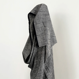 Black Herringbone Look 55% Linen 45% Cotton 220 gsm $42 pm