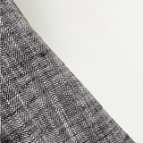 Black Herringbone Look 55% Linen 45% Cotton 220 gsm $42 pm