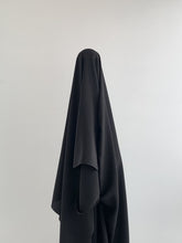Load image into Gallery viewer, Black 100% Mulberry Silk Crepe de Chine 16 Momme $49 pm

