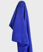 Load image into Gallery viewer, Prussian Blue 100% Cotton Semi-brushed Sweatshirting OEKO Tex &amp; GOTS Certified $28 pm
