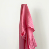 Grace: Bubblegum Pink Prewashed 100% Linen 160gsm $38pm