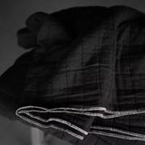 Merchant & Mills - Lunar Black Jacquard Square Cotton $59 pm