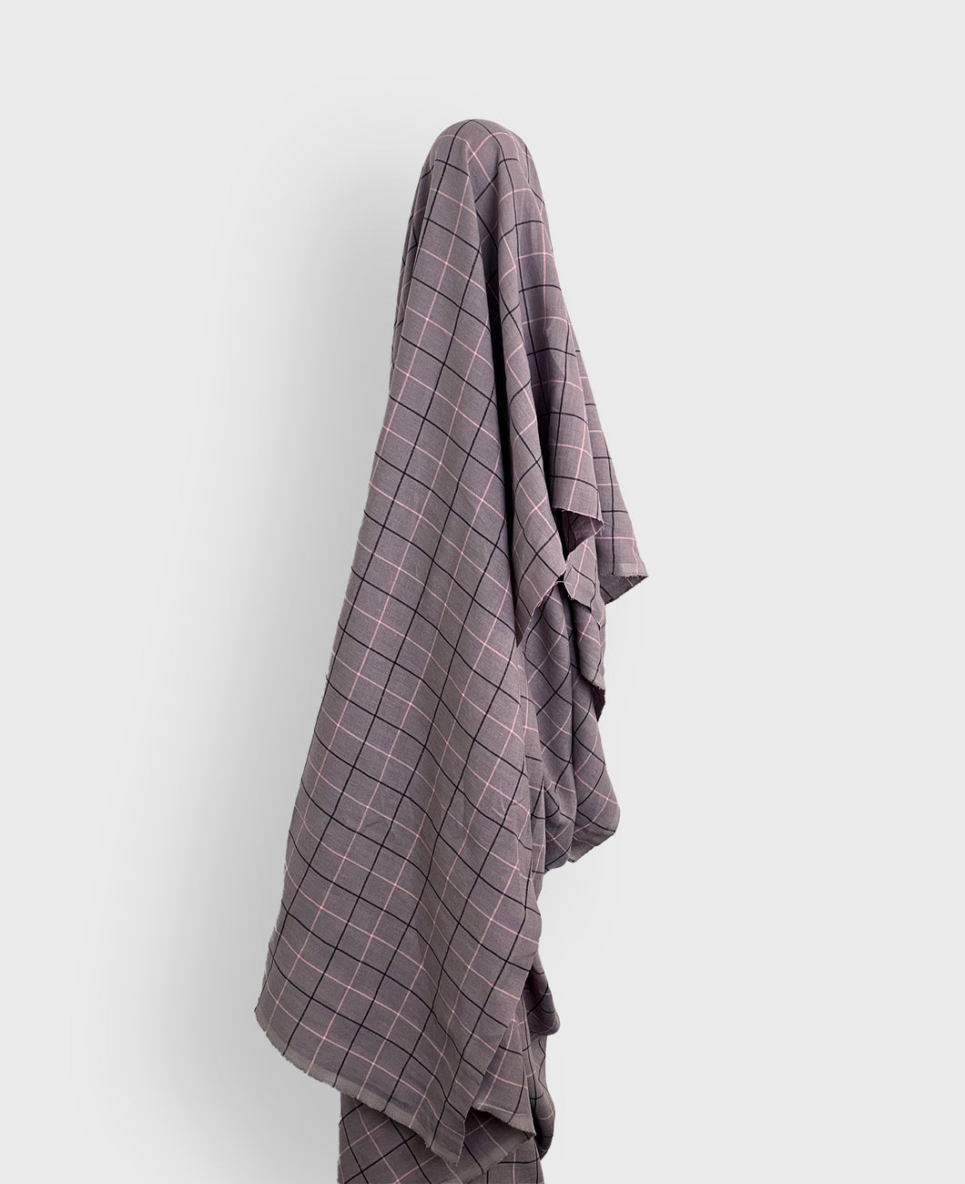 Slate  Check 100% Linen 150 gsm was $45 pm now $30 pm