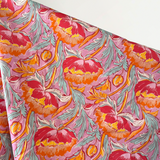 Pink & Orange Poppies Print 100% Cotton 145 cm 115 gsm $29 pm
