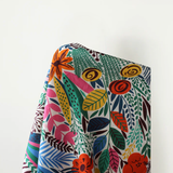 Summer Love: 100% Linen, Pop Art Meadow Print 140 cm w, 145 gsm $40