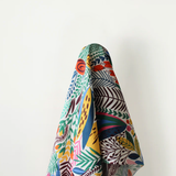 Summer Love: 100% Linen, Pop Art Meadow Print 140 cm w, 145 gsm $40