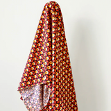 Happy Stems Brown & Pink 100% Cotton 140 cm w, 100 gsm $29 pm