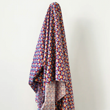 Happy Stems Mauve & Pale Blue 100% Cotton 145 cm w 100 gsm $29 pm