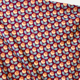 Happy Stems Mauve & Pale Blue 100% Cotton 145 cm w 100 gsm $29 pm