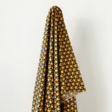 Happy Stems Olive & Orange 100% Cotton 145 cm 100 gsm $29 pm