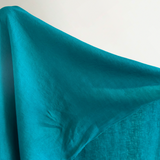 Fox: Oeko Tex Certified 100% Linen Deep Turquoise 200 gsm $38 pm