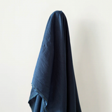 Doris: Tropical Blue Navy 100% Prewashed Linen 200 gsm $38.00 pm